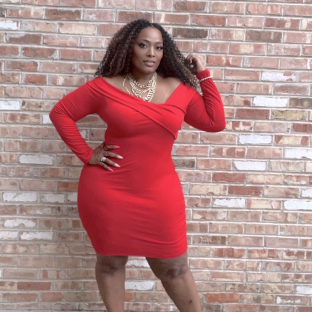 Black or Red Bodycon dress